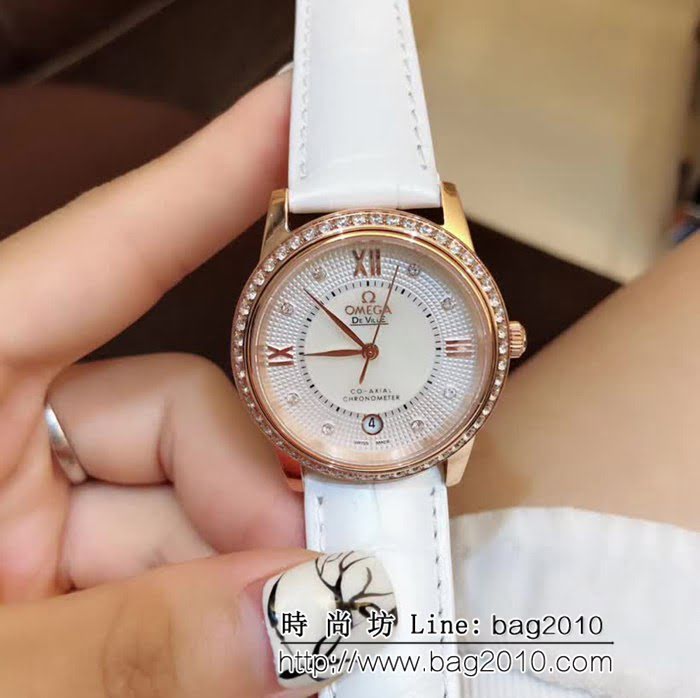 歐米茄OMEGA 蝶飛最新女神單品 簡約時尚女士腕表 WSS0919